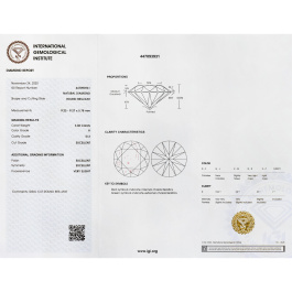 Кольцо с бриллиантом