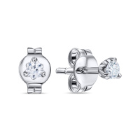 Серьги с бриллиантами - фото 1