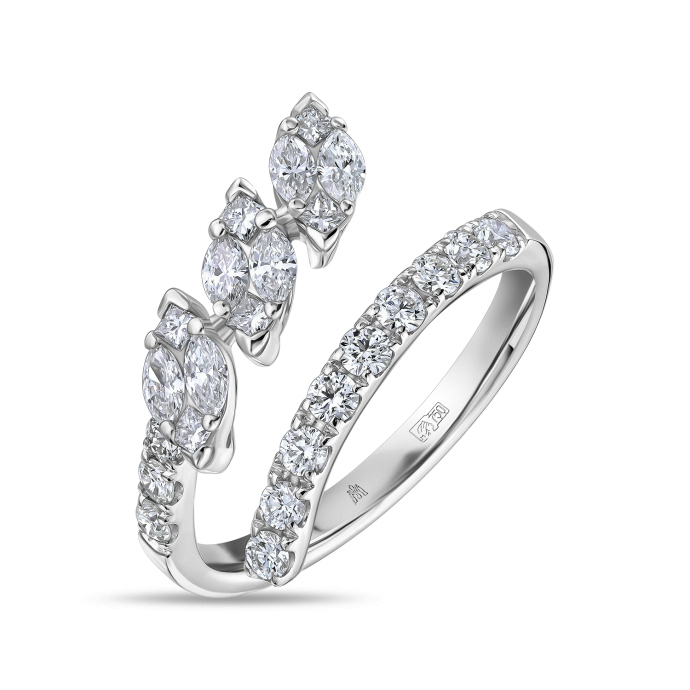 Кольцо с бриллиантами - фото 1 Кольцо с бриллиантами - фото 1