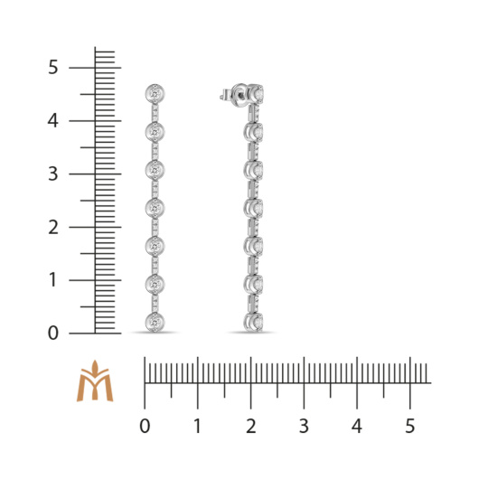 Серьги с бриллиантами