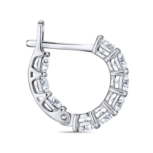 Серьги с фианитами