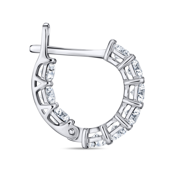 Серьги с фианитами - фото 2