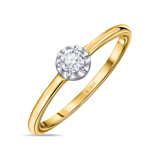 Кольцо с бриллиантом