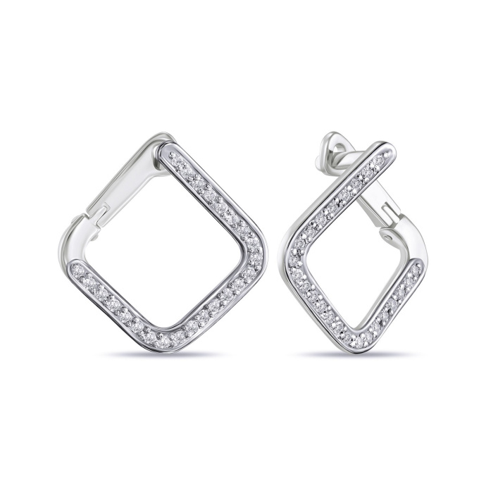 Серьги с бриллиантами - фото 1 Серьги с бриллиантами - фото 1