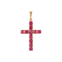 Крест с рубинами - фото 1