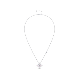 Колье с бриллиантами и перламутром