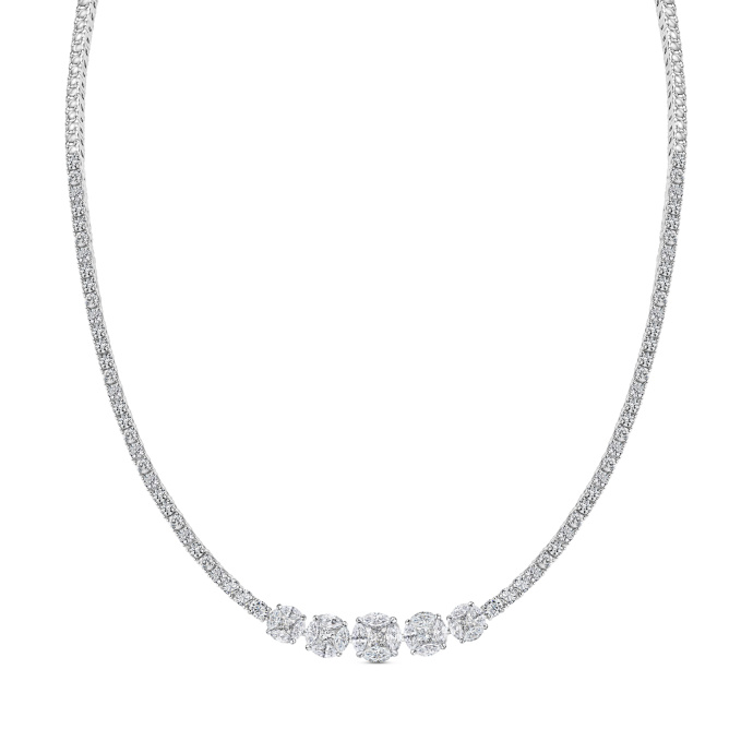 Колье с бриллиантами - фото 1