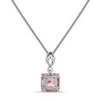 Колье с бриллиантами и морганитом - фото 2 Колье с бриллиантами и морганитом - фото 2