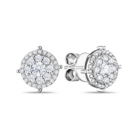 Серьги с бриллиантами - фото 1 Серьги с бриллиантами - фото 1