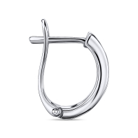 Серьги с фианитами - фото 1