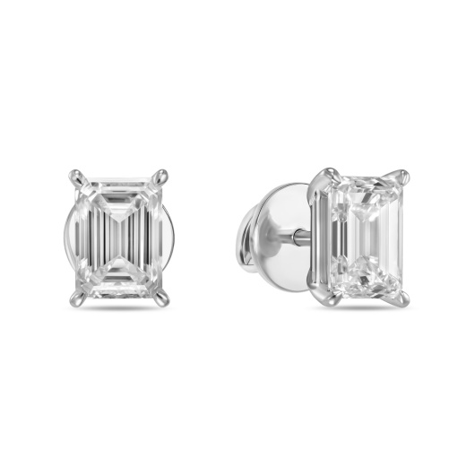 Серьги с бриллиантом