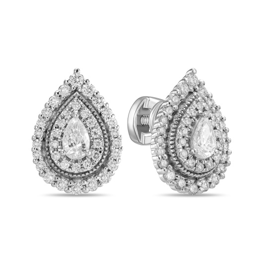 Серьги с бриллиантом