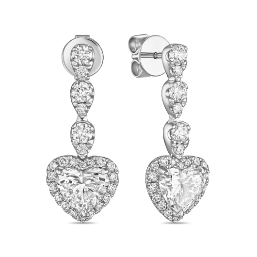 Серьги с бриллиантом