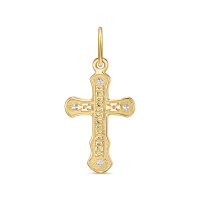 Крест с фианитами - фото 2 Крест с фианитами - фото 2