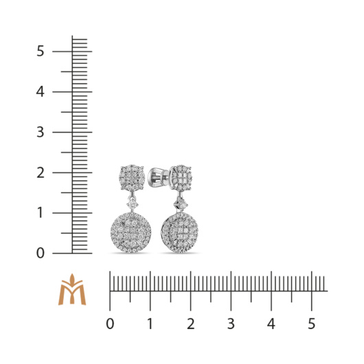 Серьги с бриллиантами