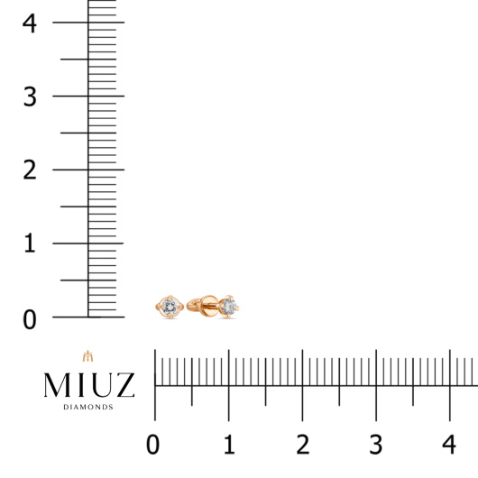 Серьги с бриллиантами