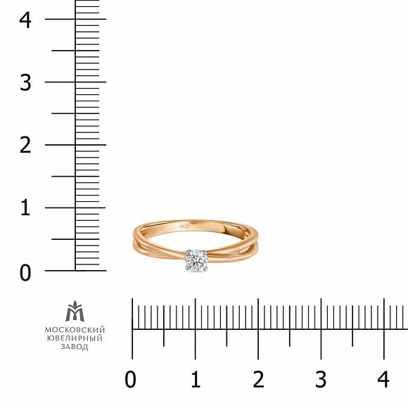 Кольцо с бриллиантом R178-IGR-18846 - Фото 2