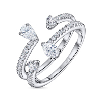 Кольцо с бриллиантами - фото 1