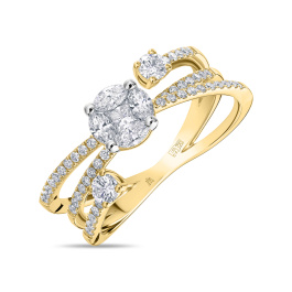 Кольцо с бриллиантами