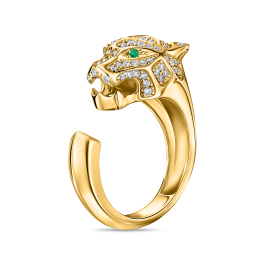 Кольцо с фианитами