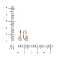 Серьги с бриллиантом - фото 2 Серьги с бриллиантом - фото 2