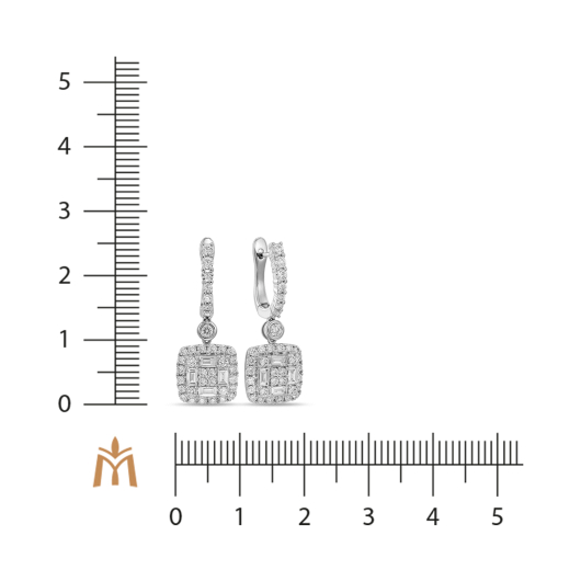 Серьги с бриллиантами