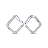 Серьги с бриллиантами - фото 1