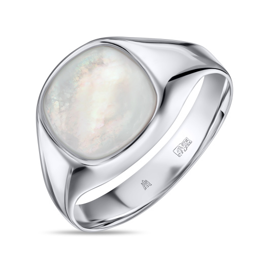 Кольцо с перламутром