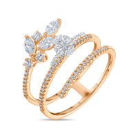 Кольцо с бриллиантами - фото 1 Кольцо с бриллиантами - фото 1