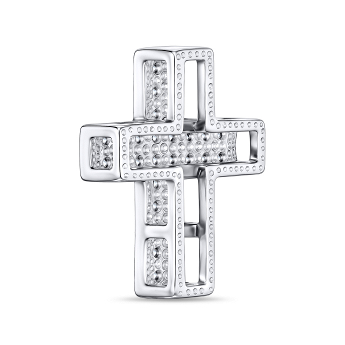 Крест с фианитами - фото 2 Крест с фианитами - фото 2