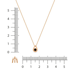 Колье с сапфиром