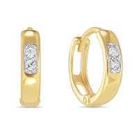 Серьги с фианитами - фото 1