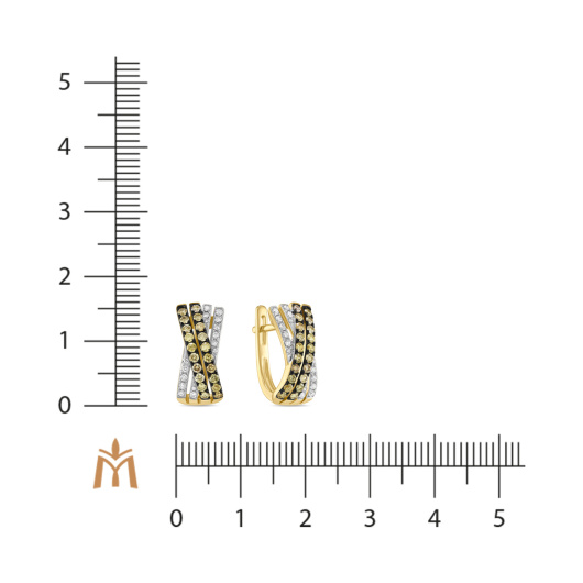 Серьги с бриллиантами