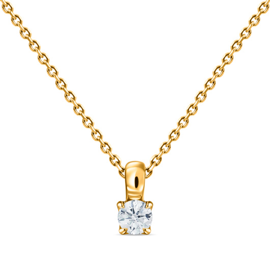 Колье с бриллиантом