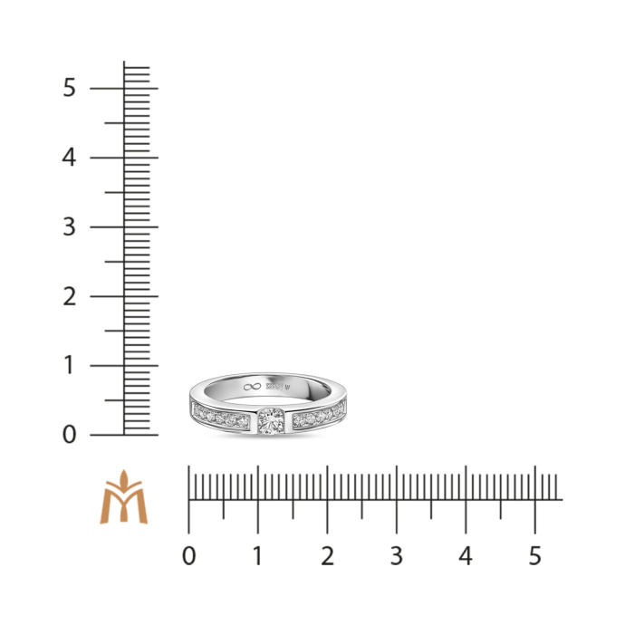 Кольцо с бриллиантом - фото 2