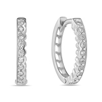 Серьги с фианитами - фото 1 Серьги с фианитами - фото 1