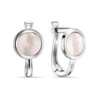 Серьги с перламутром - фото 1 Серьги с перламутром - фото 1