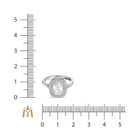 Кольцо с фианитами - фото 2 Кольцо с фианитами - фото 2