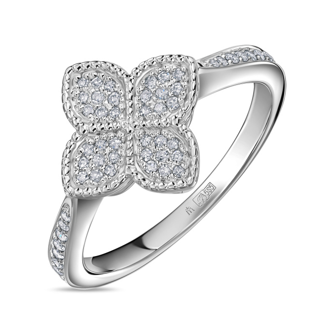 Кольцо с бриллиантами - фото 1