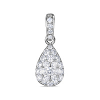 Подвеска с бриллиантом - фото 1