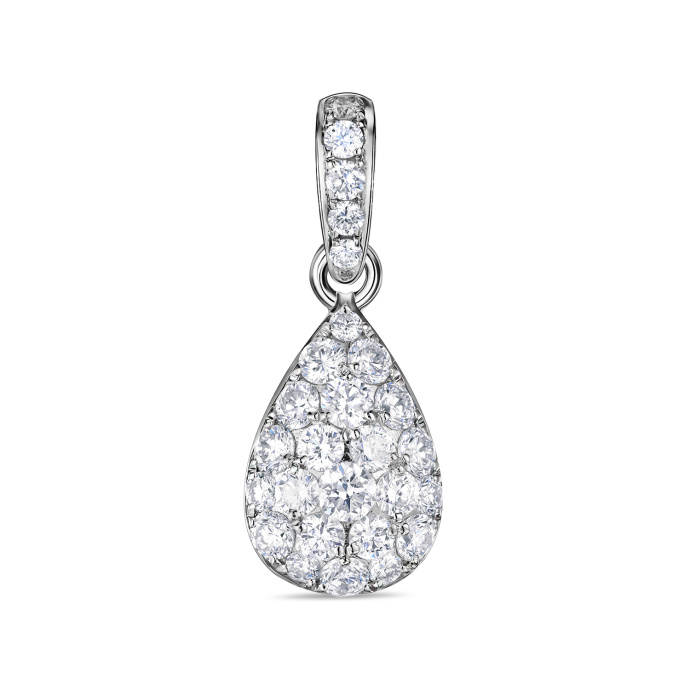 Подвеска с бриллиантом - фото 1