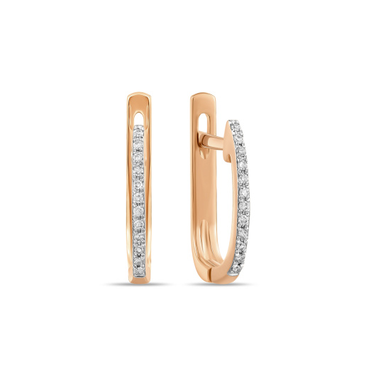 Серьги с цветными сапфирами и бриллиантами