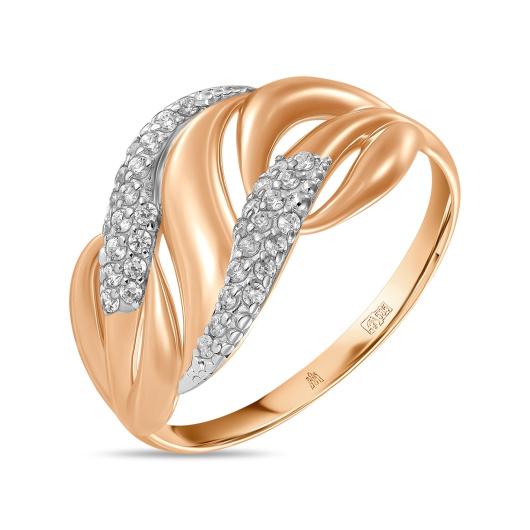 Кольцо с фианитом