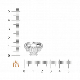 Кольцо с выращенным бриллиантом