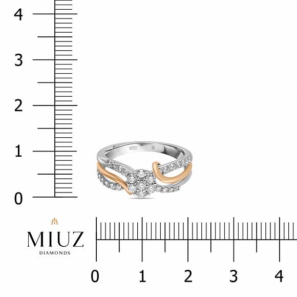 Кольцо с бриллиантами R4201-MG-035 - Фото 2