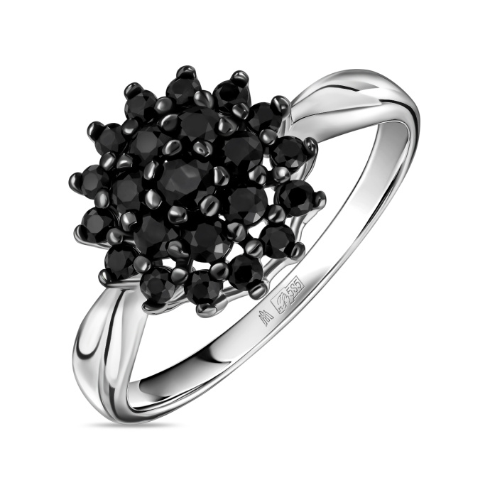 Кольцо с цветными сапфирами - фото 1 Кольцо с цветными сапфирами - фото 1