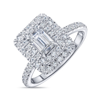 Кольцо с бриллиантами - фото 1