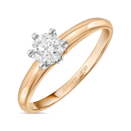 Кольцо с бриллиантом