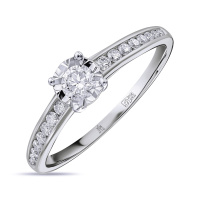 Кольцо с бриллиантами - фото 1 Кольцо с бриллиантами - фото 1