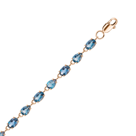 Браслет с лондон топазом